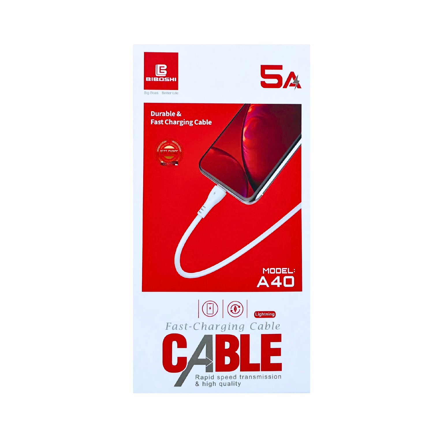 Charging cable (A40 Micro) [DC BIBOSHI-2] 