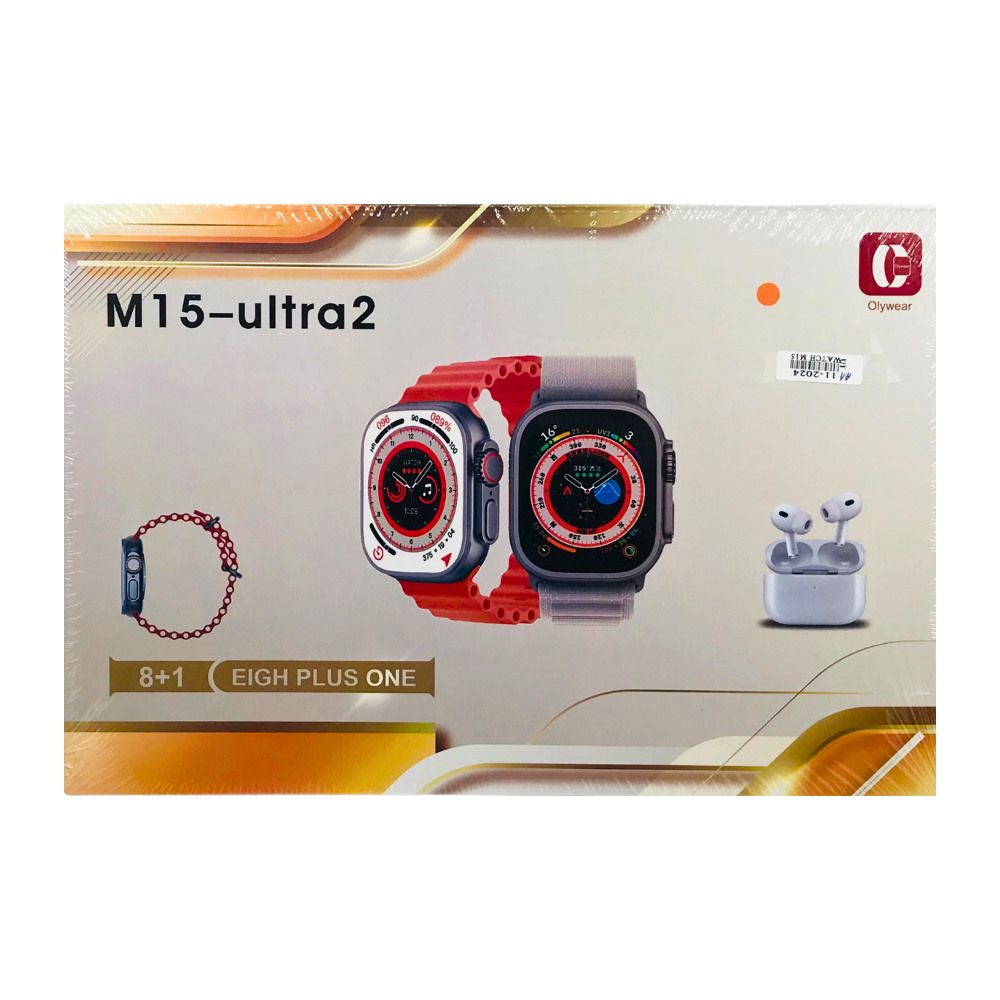 ULTRA SMART MOBILE WATCH 8+1 (M15 ULTRA2) [WATCH M15]