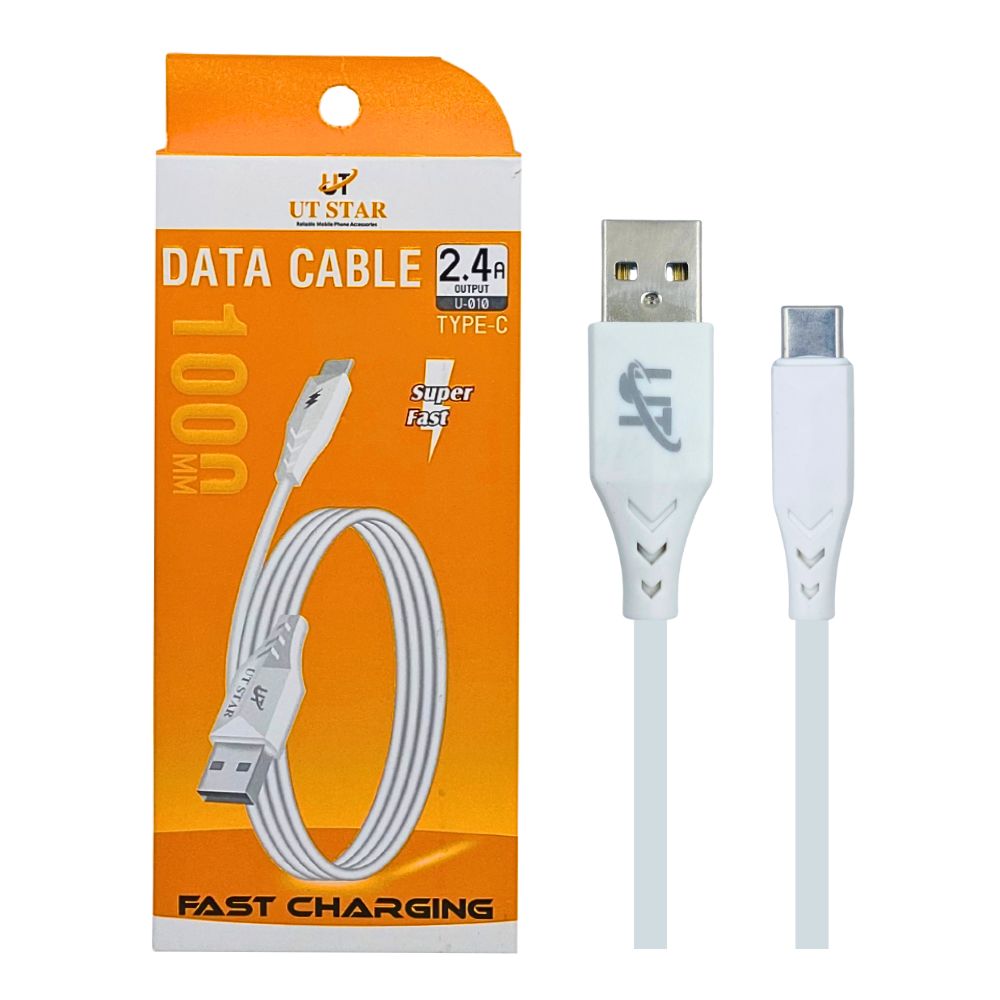 UT STAR SUPER FAST 2.4A DATA CABLE (TYPE-C) U-010 [DC UT U010 TYPEC]
