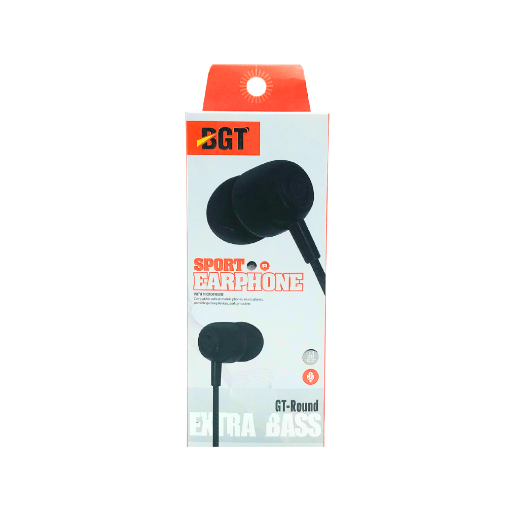 HIGH QUALITY BGT MUSIC EARPHONE (GT-ROUND) [HF BGT ROUND]