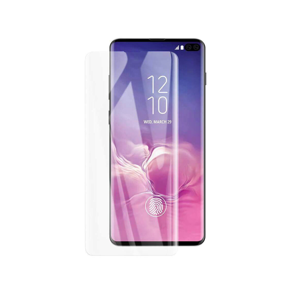 UV CURVED SCREEN GLASS EDGE TO EDGE (SAMSUNG S10PLUS) [PL S10PLUS-10]