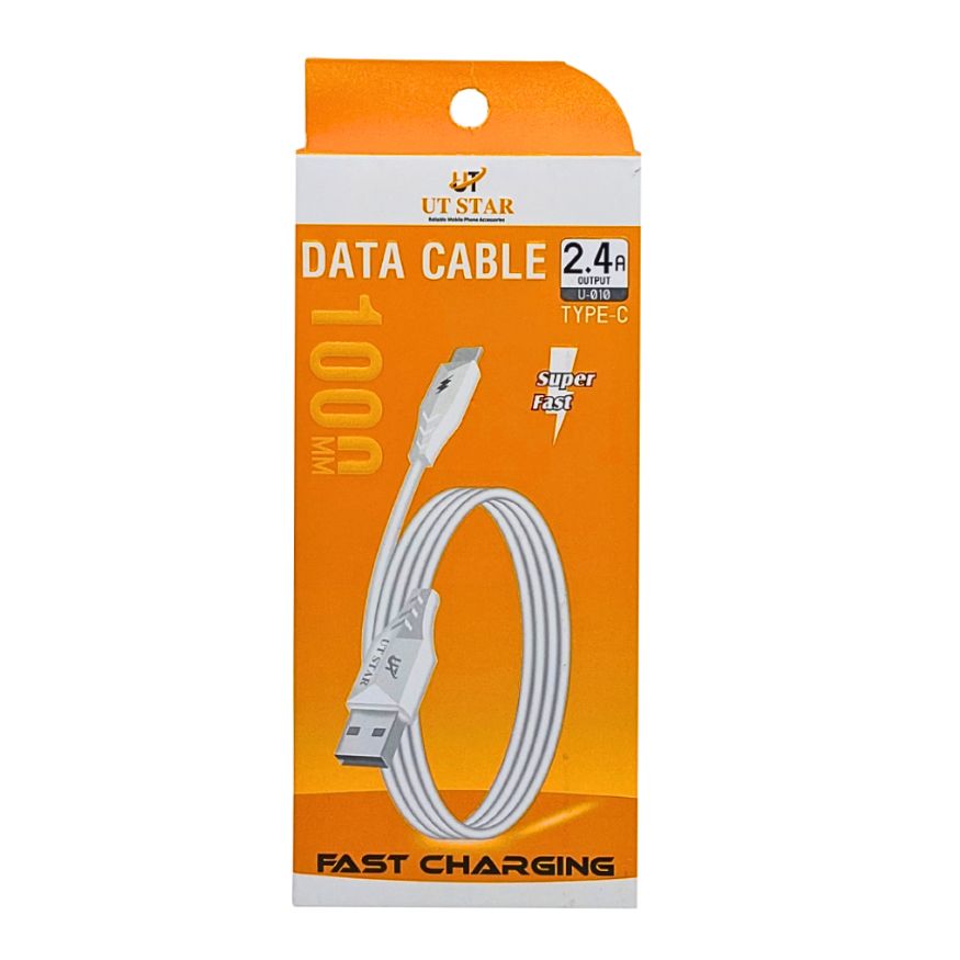 UT STAR SUPER FAST 2.4A DATA CABLE (TYPE-C) U-010 [DC UT U010 TYPEC]