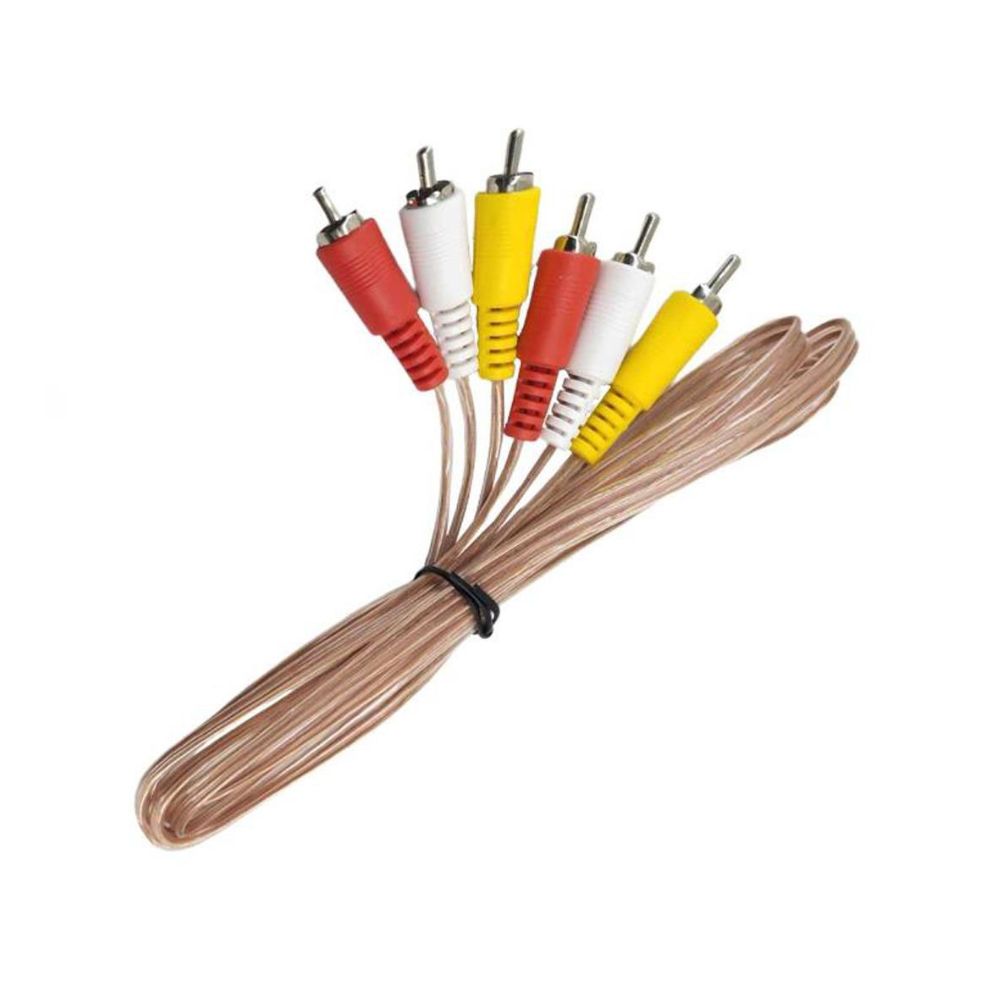 Audio Video Cable TV LCD/LED TV DVD CD (AV video cable)3IN3  [DC DVD-1]