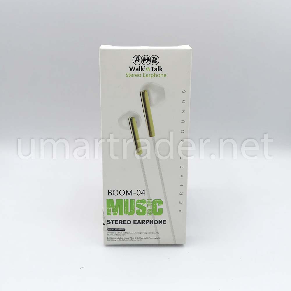 HIGH QUALITY MUSIC EARPHONE Boom-04 [HF AMB-9] 