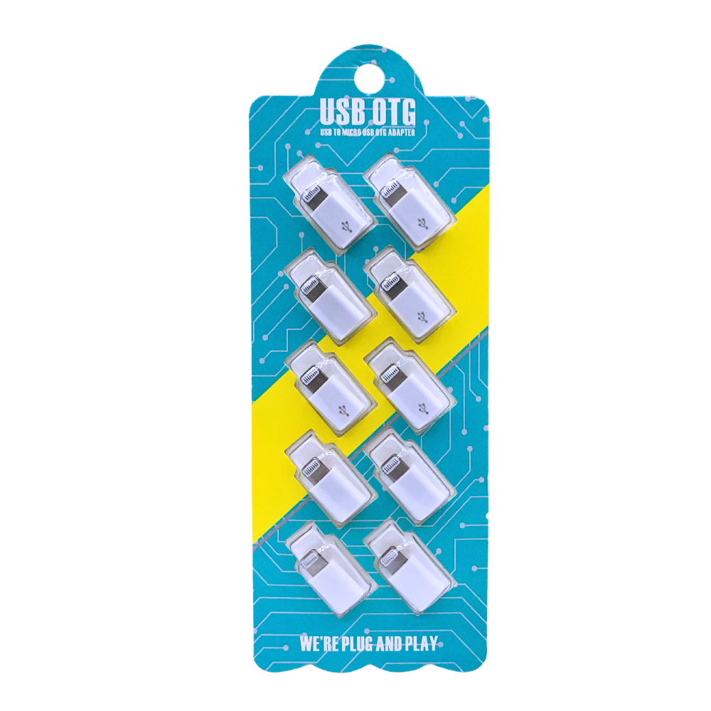 SUPER COMPATIBLE IPHONE OTG (10 PIECES) [CH PIN-9]