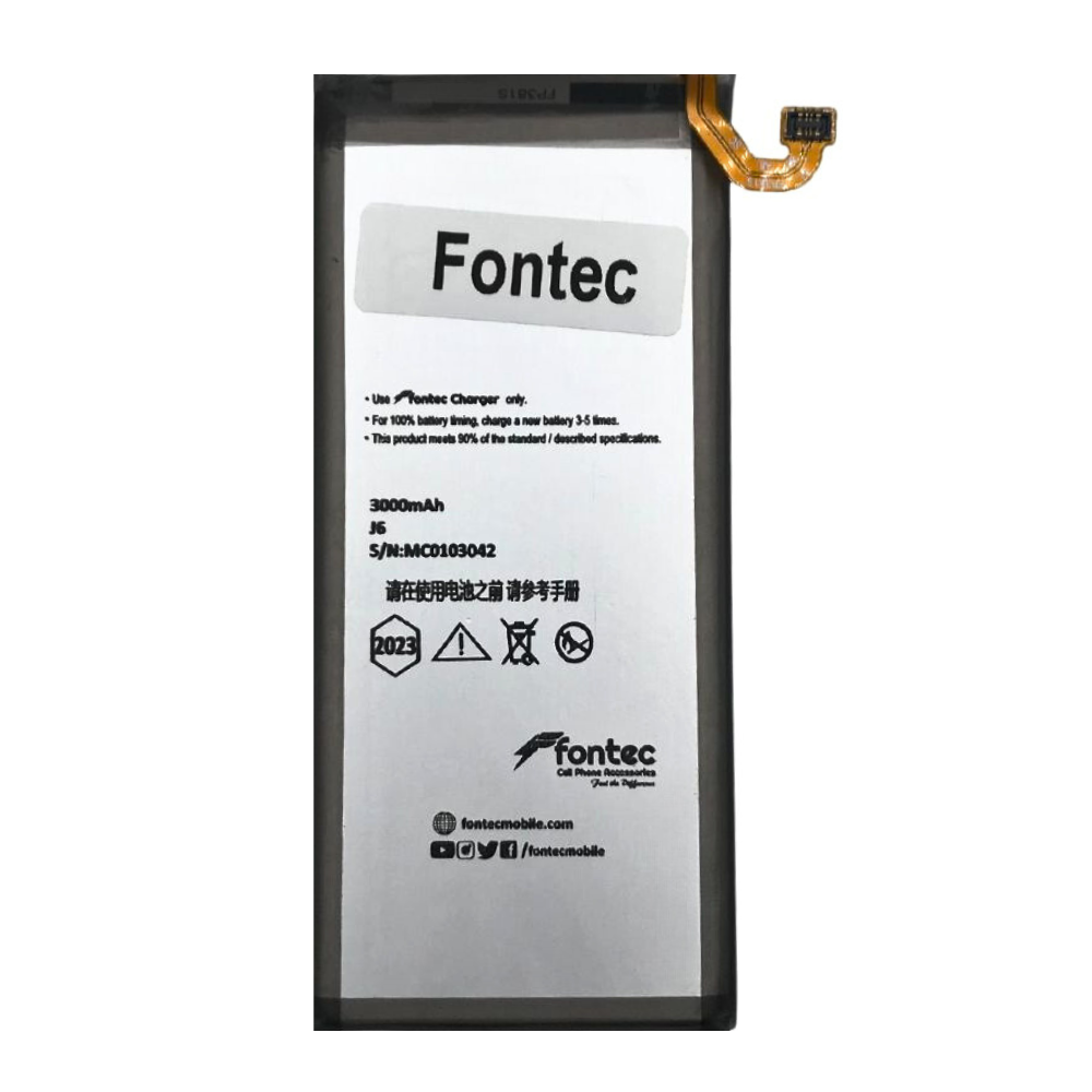 FONTEC MOBILE BATTERY (SAMSUNG J6) [BT J6-7]