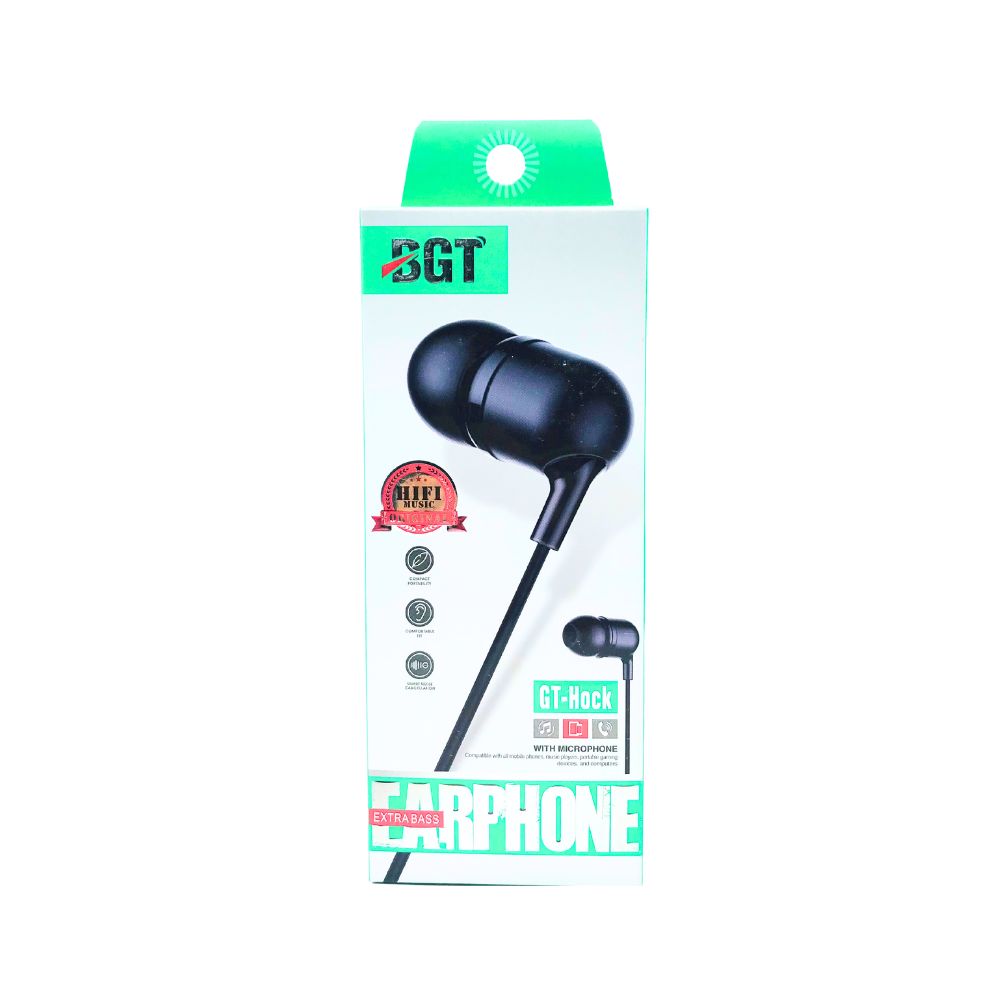 HIGH QUALITY BGT MUSIC EARPHONE (GT-HOCK) [HF BGT HOCK]