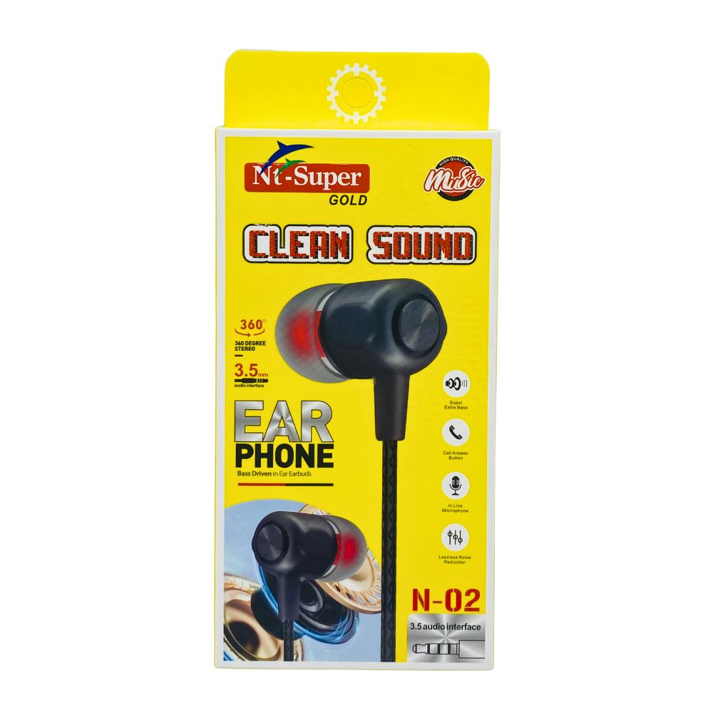 NT SUPER GOLD STEREO HANDFREE (N-02) [HF N02-1]