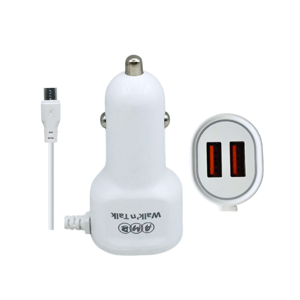 A.M.B  FAST CAR CHARGER WITH MICRO (CC-33) [CC33 CAR CHARGER]