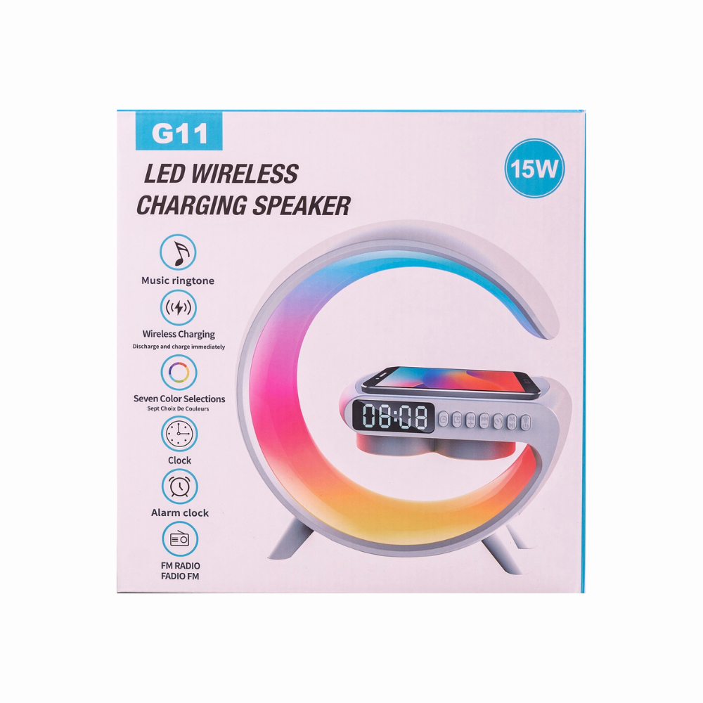 LED WIRELESS CHARGING SPEAKER (G11) [G11 SPEAKER]