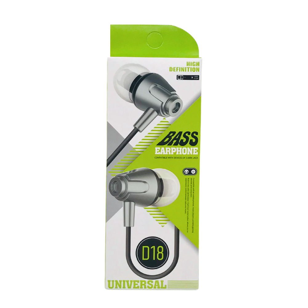 UNIVERSAL HANDFREE WITH MICROPHONE (D18)  [HF D18]