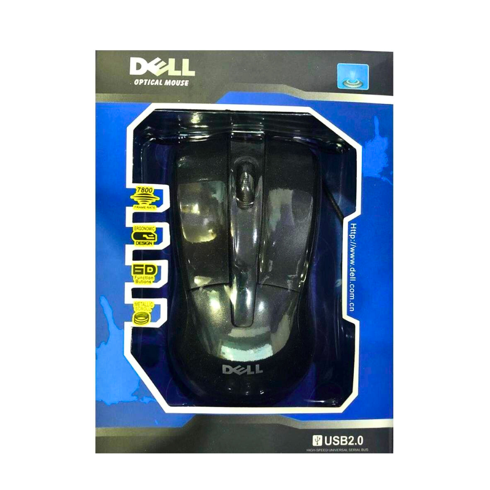 WIRED OPTICAL MOUSE  (DELL) [CPU MOUSE-4]