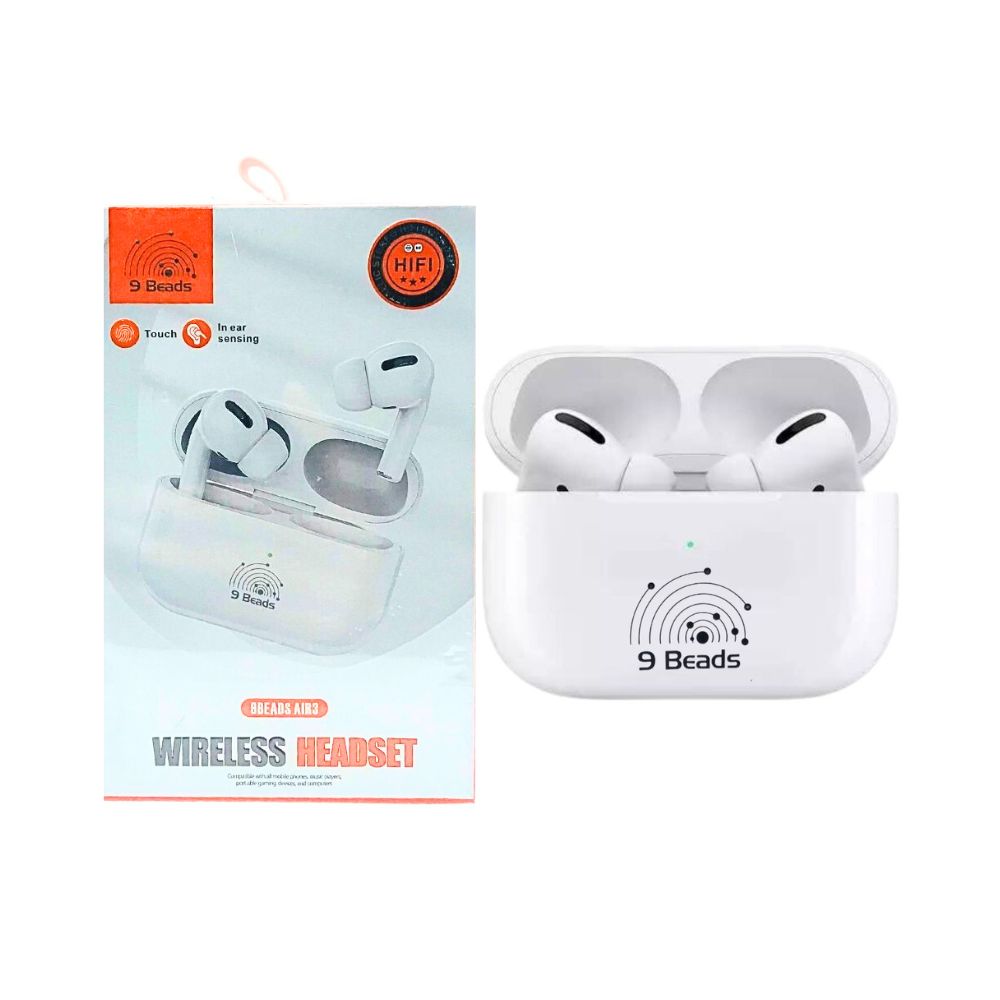 9 BEADS WIRELESS EARBUDS [AIRBUDS AIR3]