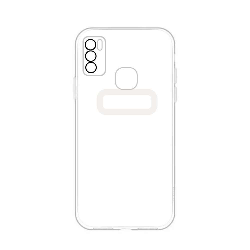 WHITE TPU CAMERA LENS POUCH (INFINIX HOT 9 PLAY) [PO HOTE9P-14]