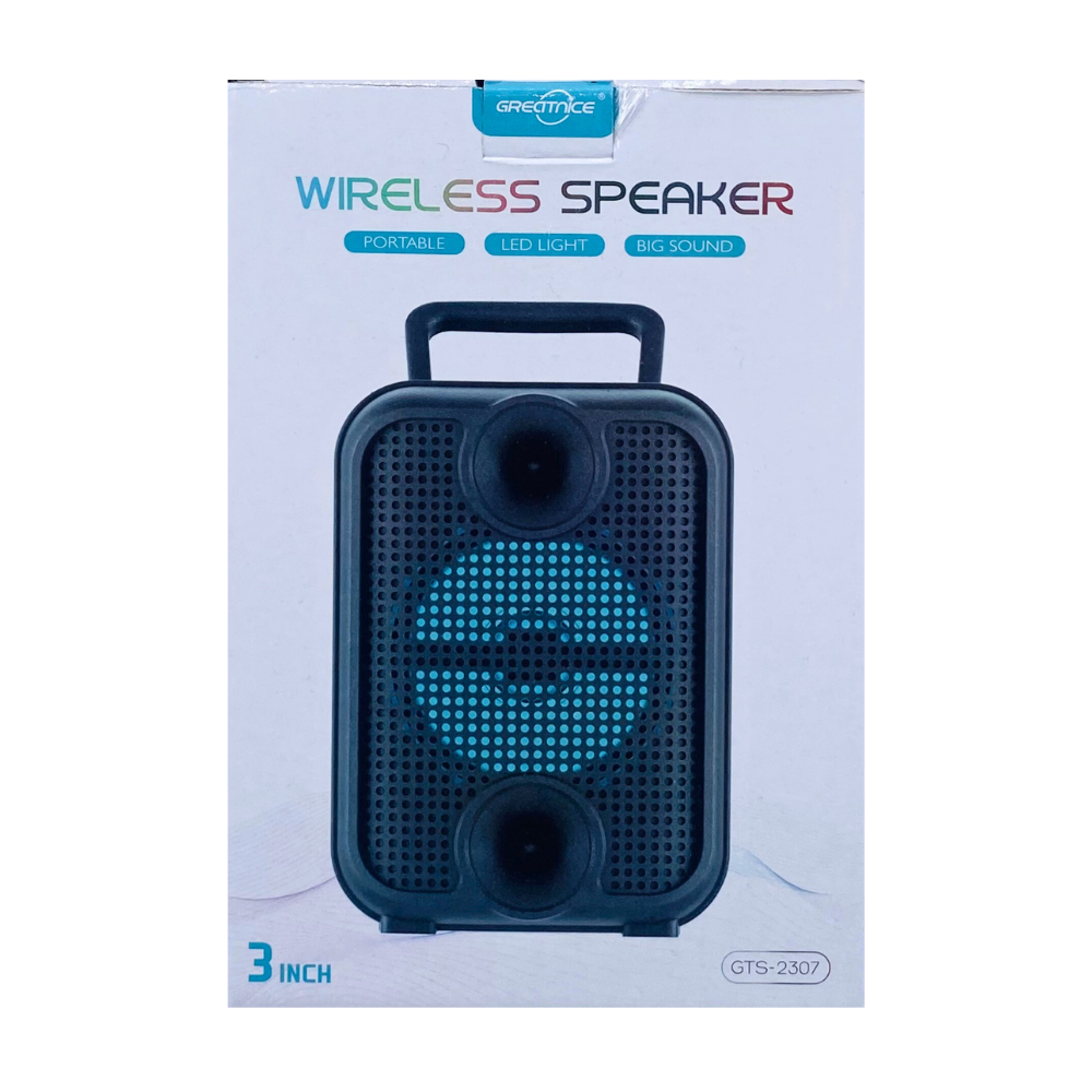 WIRELESS BLUETOOTH SPEAKER 3'' INCH (GTS-2307) [GTS 2307]