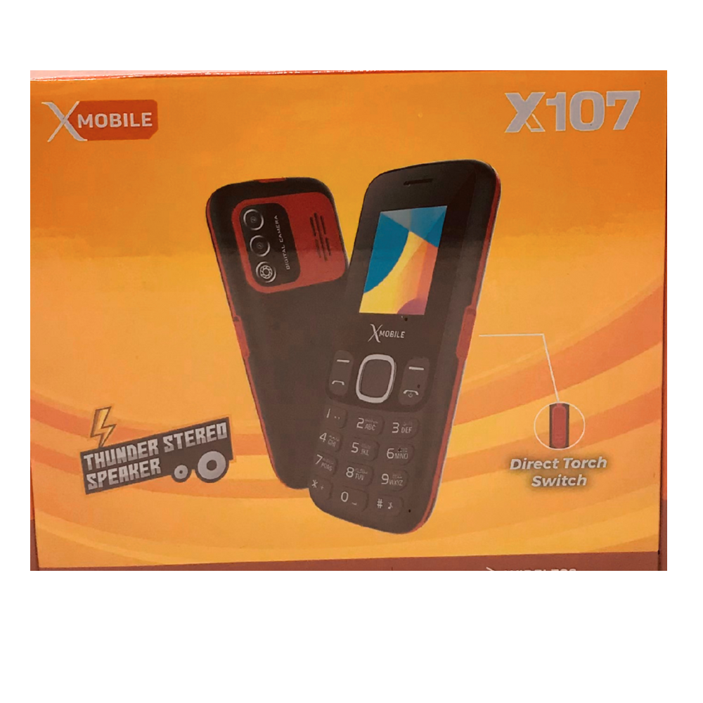 KEYPAD MOBILE X DISPLAY 1.8'' BATTERY 1000mAh DUAL SIM [X107]