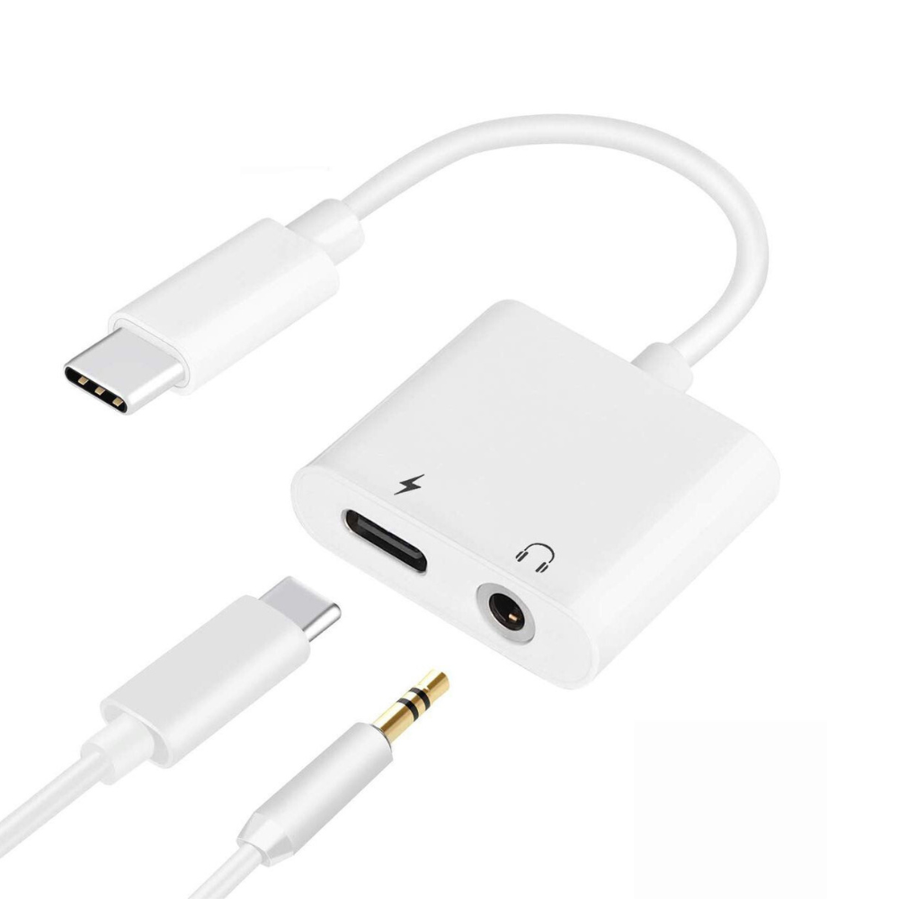 TYPE-C TO 3.5MM HEADPHONE JACK CHARGE ADAPTER [HF CONECTOR-2]