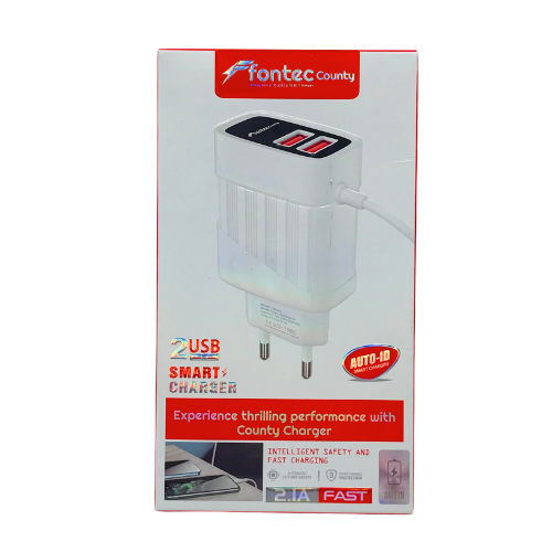 FONTEC CELL PHONE CHARGER COUNTY (MICRO) [CH COUNTY MICRO]