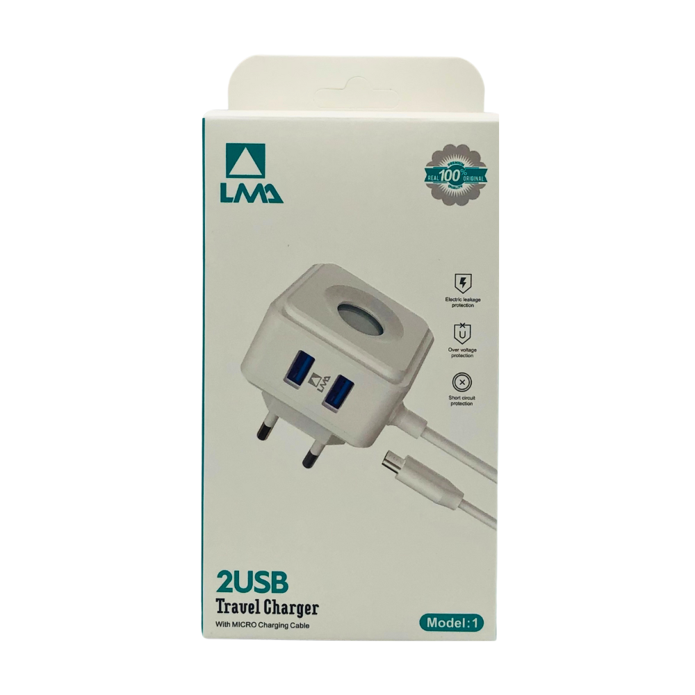 LMA  FAST CHARGER 3.1A MICRO (MODEL-1) [CH LMA MODEL1]