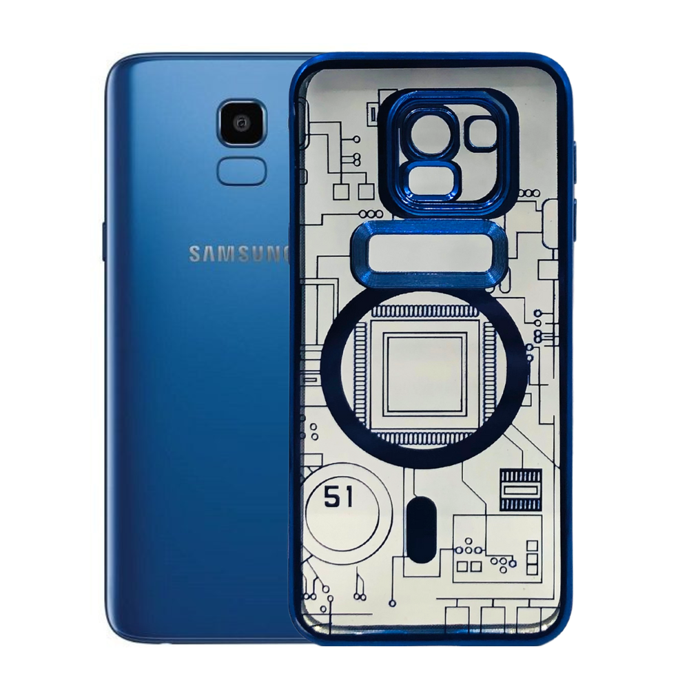 CD RING CHROME MOBILE CASE SAMSUNG J6 [PO J6-26]