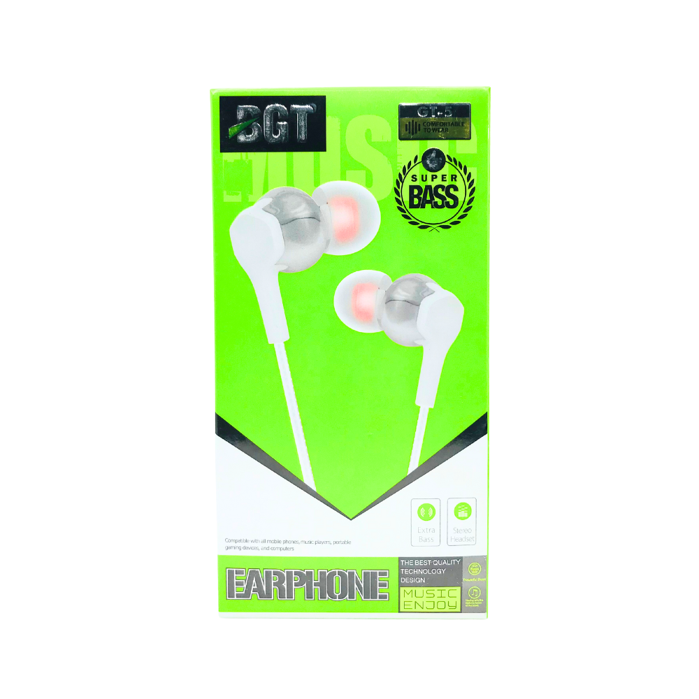 HIGH QUALITY BGT MUSIC EARPHONE (GT-5) [HF BGT GT 5]