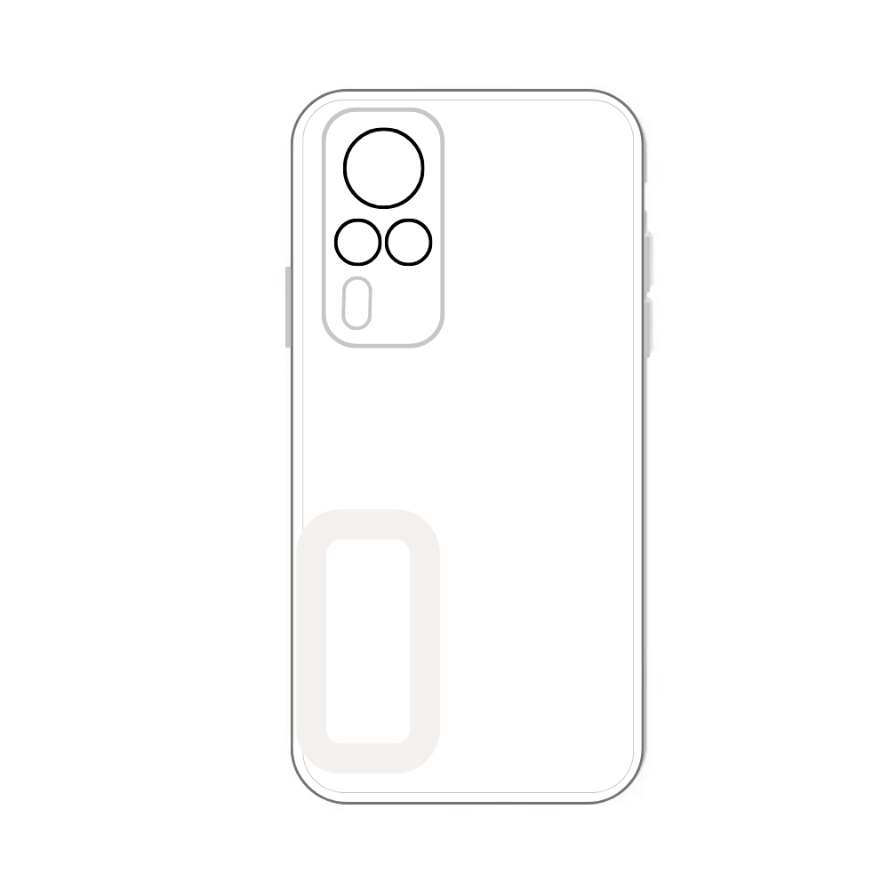 WHITE TPU CAMERA LENS POUCH (VIVO Y51S) [PO Y51S-14]