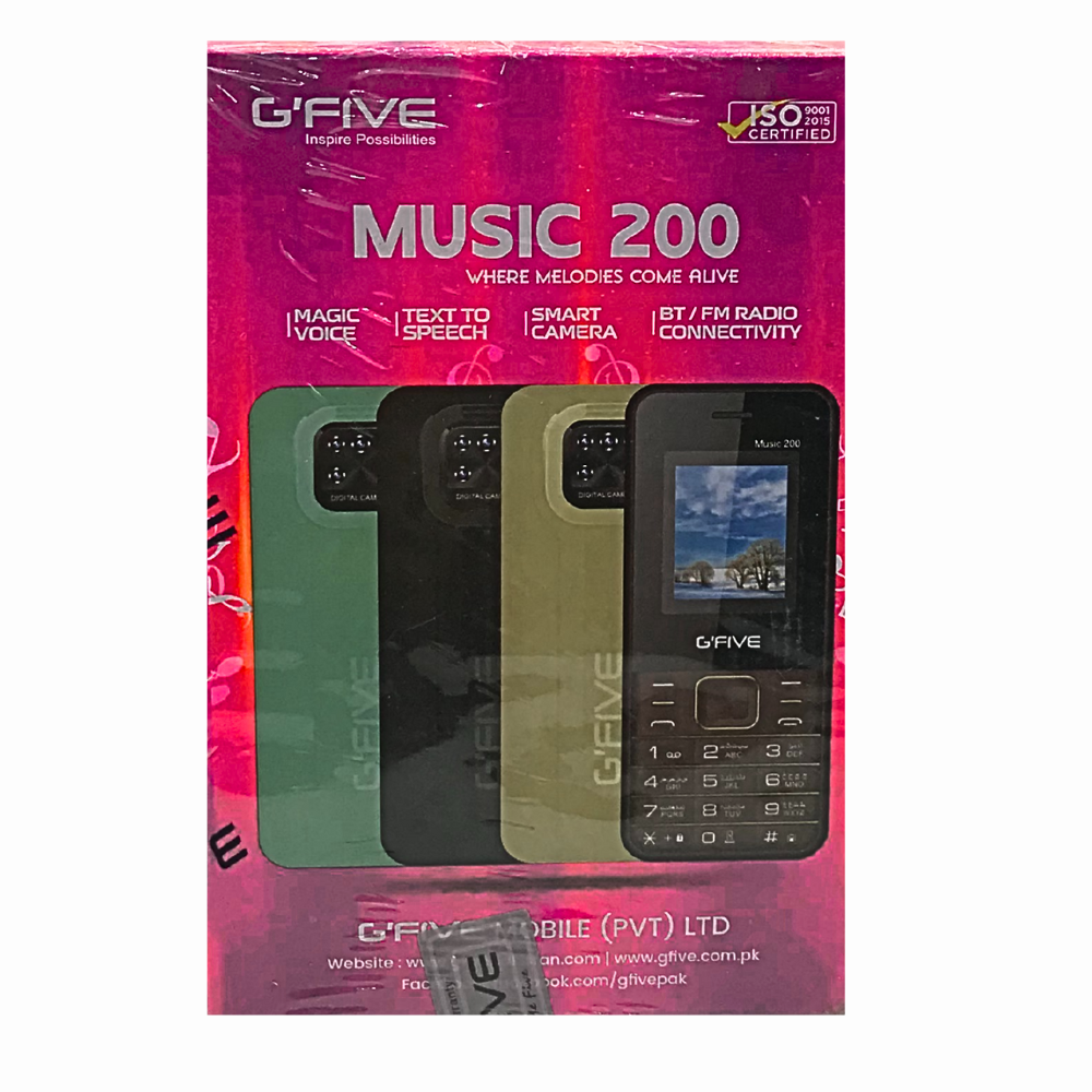 KEYPAD MOBILE GFIVE MUSIC200 DISPLAY 1.8'' BATTERY 3000mAh [GFIVE MUSIC 200]