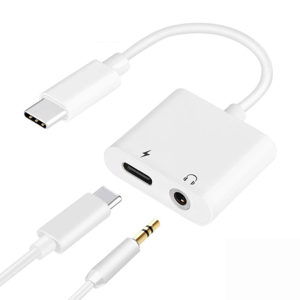 USB C AUDIO FAST CHARGE ADAPTER GLO54-1 [HF CONVERT-5]