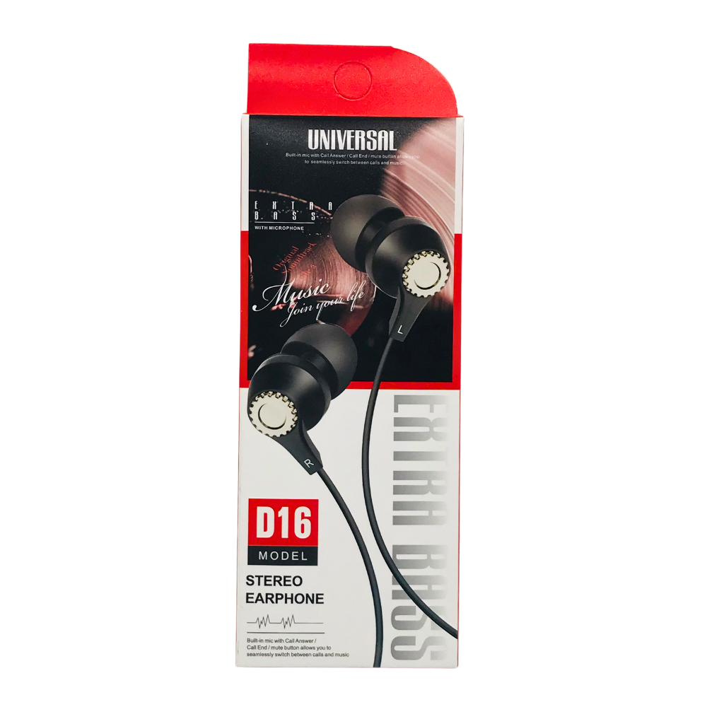 UNIVERSAL HANDFREE WITH MICROPHONE (D16) [HF D16]