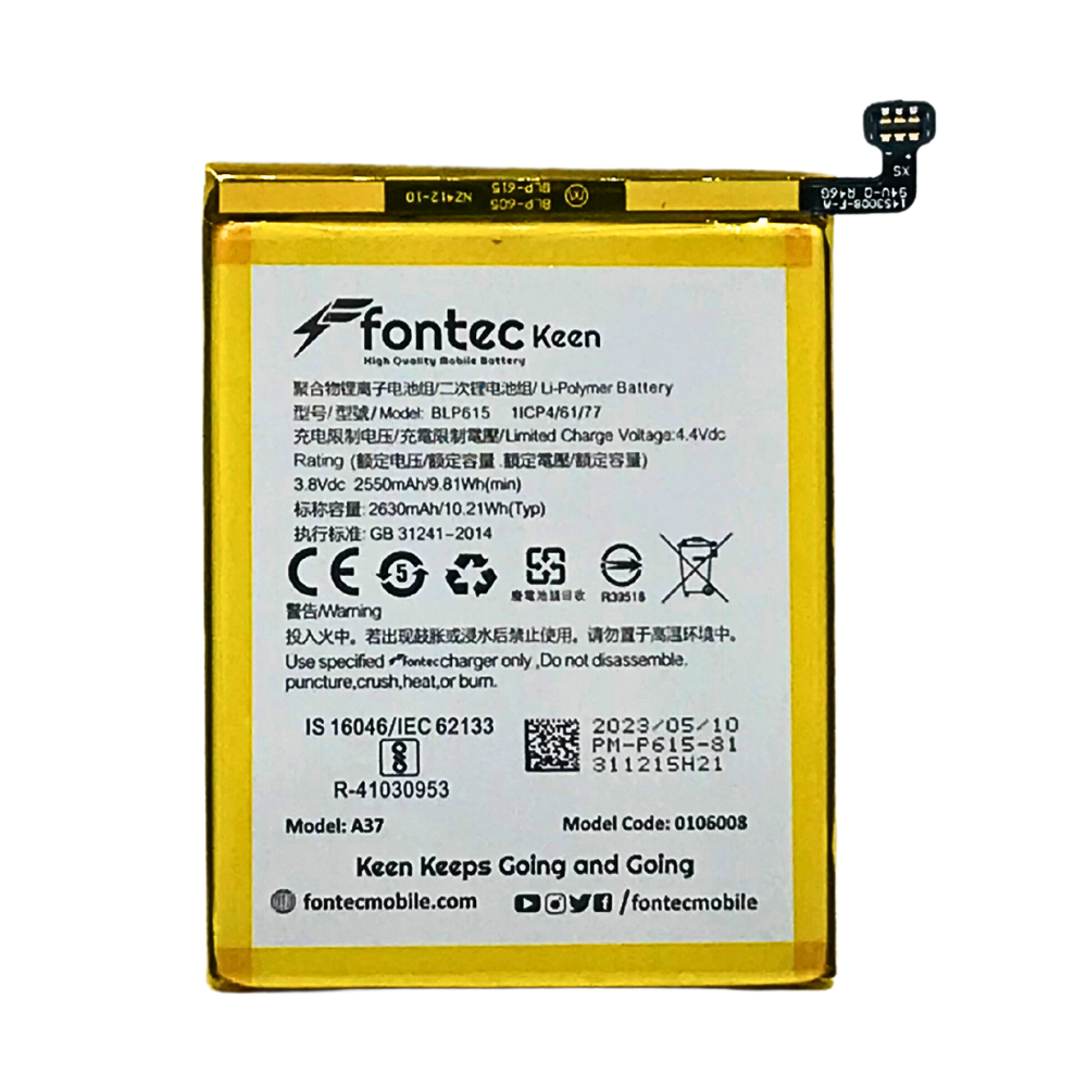 FONTEC HIGH QUALITY MOBILE BATTERY GRAND (SAMSUNG A37) [BT A37-7]