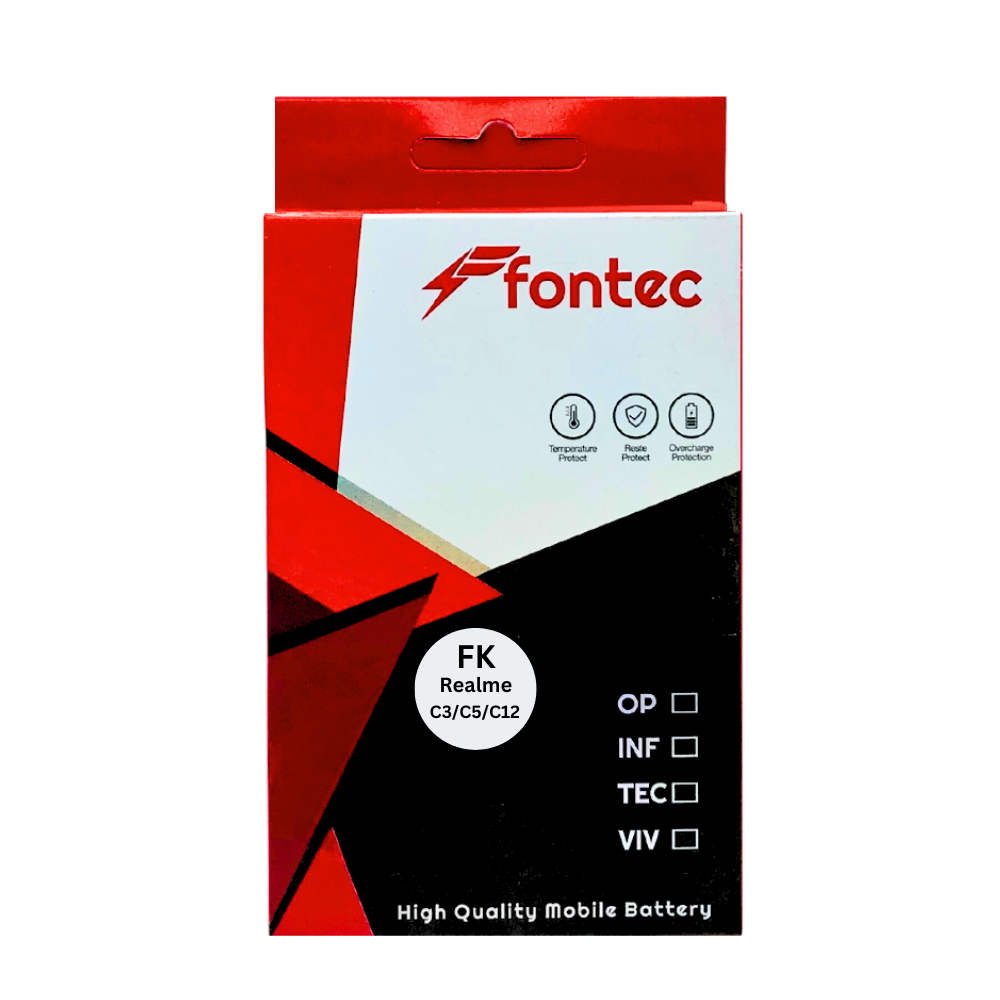 FONTEC REALME C3/C5/C12 MOBILE BATTERY [BT C3-7]