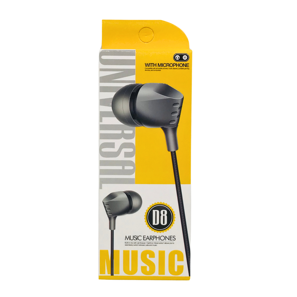 UNIVERSAL HANDFREE WITH MICROPHONE (D8) [HF D8]