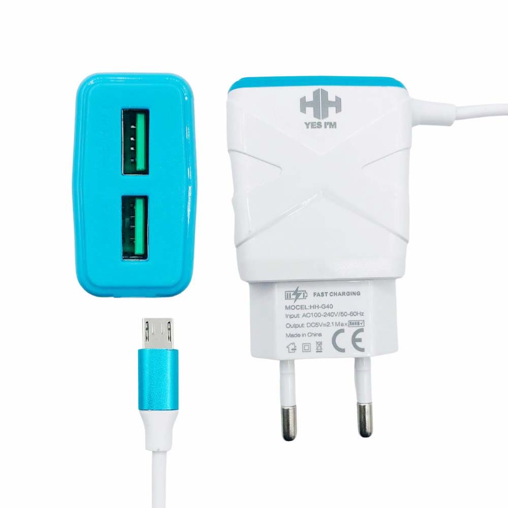 FAST & POWERFUL CHARGER with FIX CABLE (LONDON) [CH HH-3]