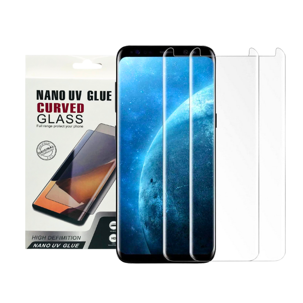 UV CURVED SCREEN GLASS EDGE TO EDGE (SAMSUNG S9) [PL S9-10]