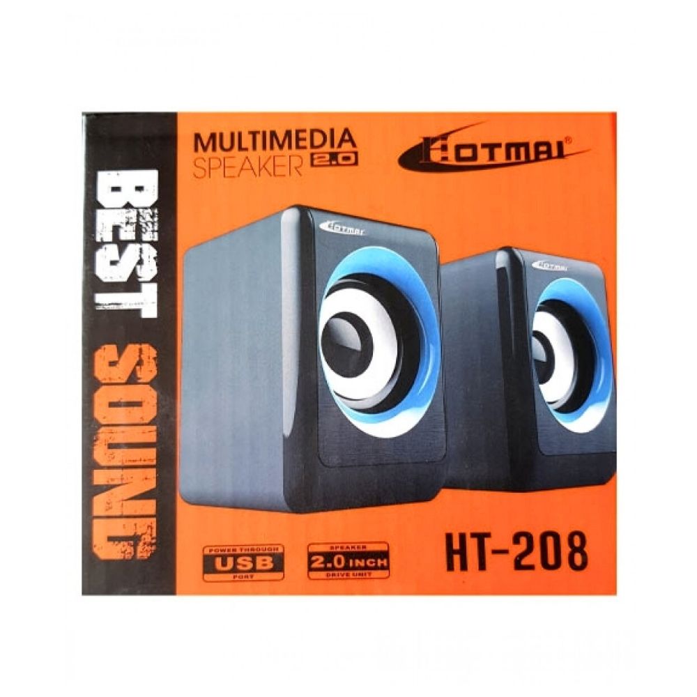 Hotmai HT-208 Best Sound USB 2.0 Multimedia Speakers [CPU WOFR-6]